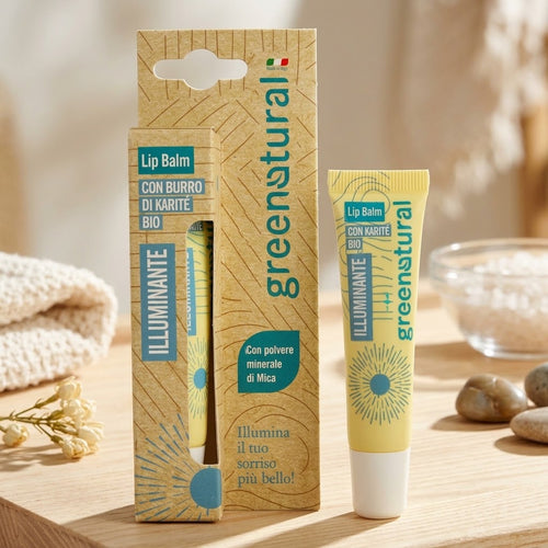 Balsamo Labbra Illuminante con Karitè e Vitamina E “ Greenatural