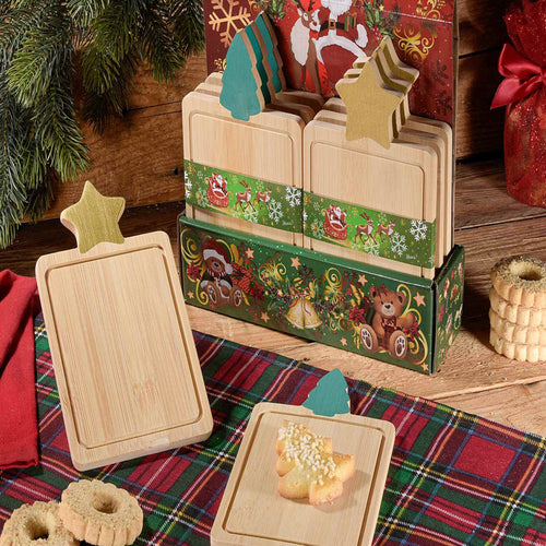 Tagliere Natalizio in Legno (11 x 19 cm)